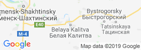Belaya Kalitva map